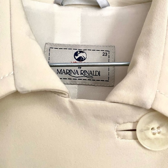 Marina Rinaldi Jacket size 23 14w white gently used - Picture 2 of 5